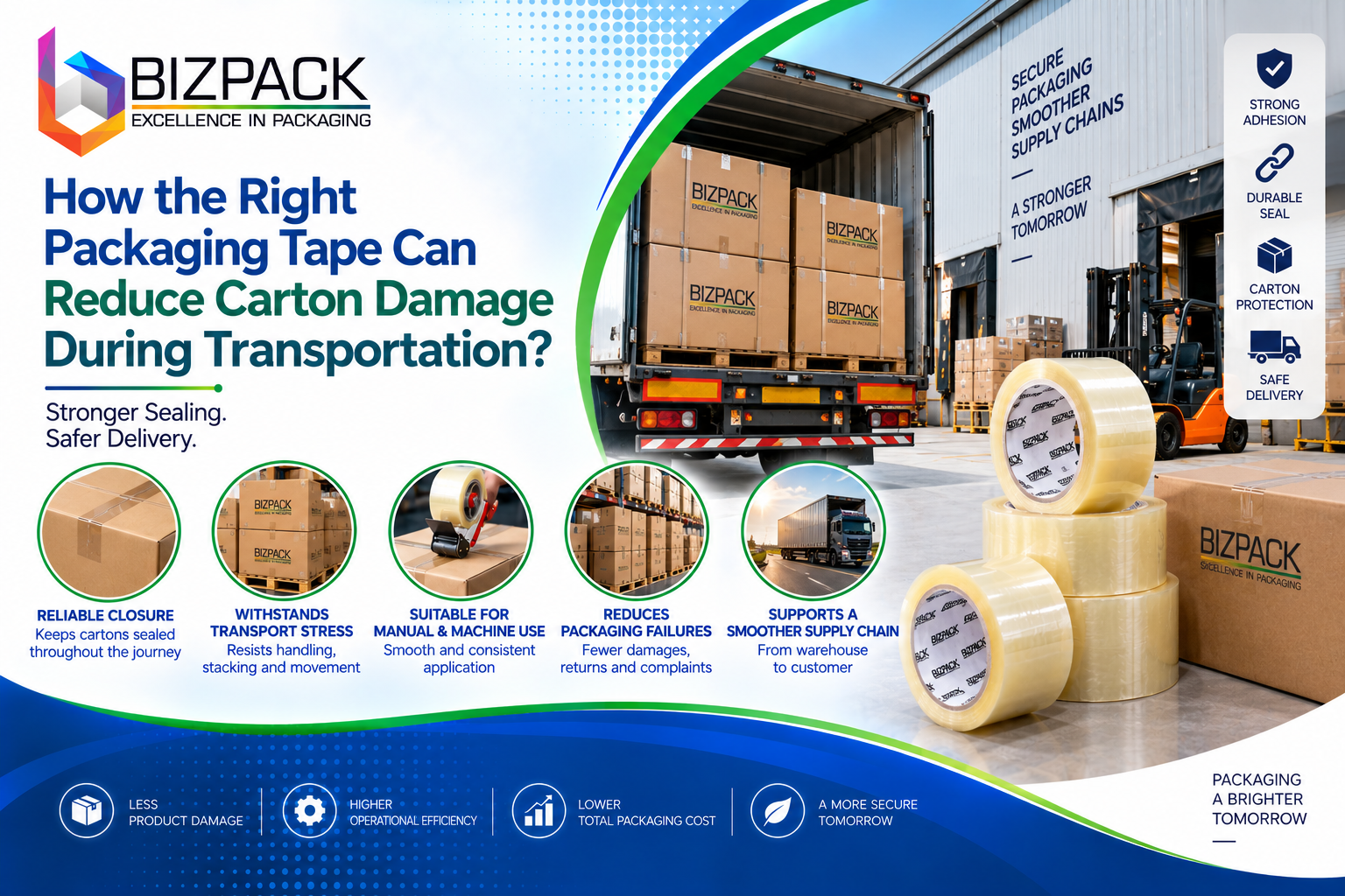 How the Right Packaging Tape Can Reduce Carton Damage During Transportation ?